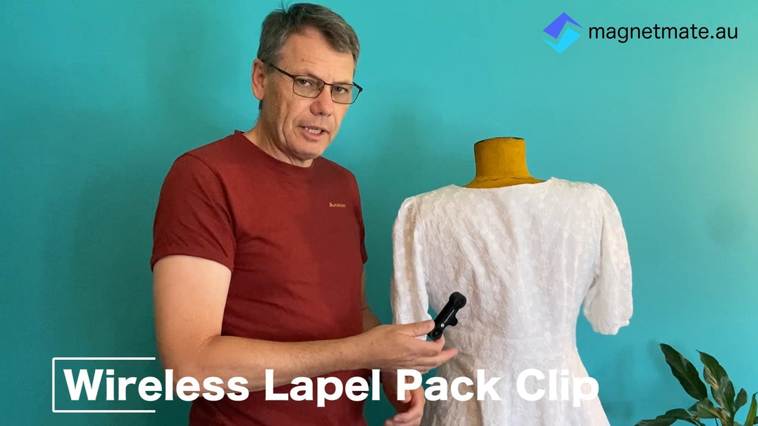 MagnetMate Lapel Pack Clip for Dresses with No Pockets or Belt