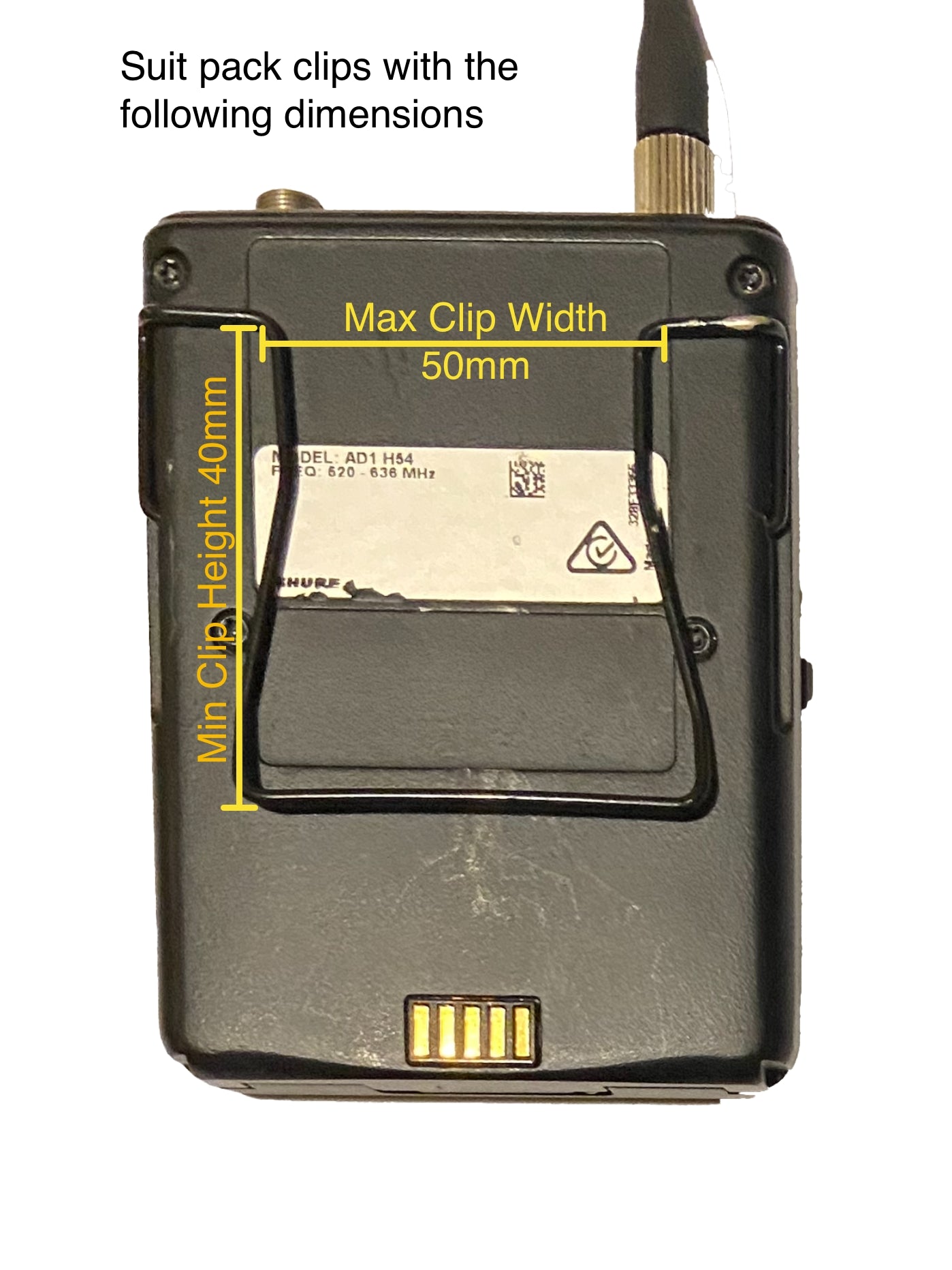MagnetMate BodyMax - Heavy-Duty Magnetic Mic & IEM Pack Holder