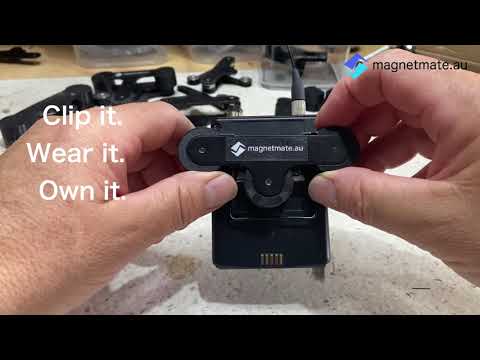 3 Magnet Wireless lapel pack clip